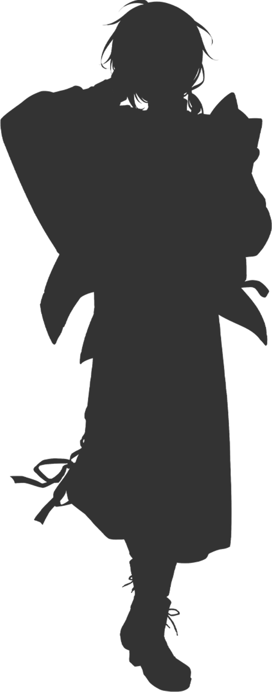 コラボ相手のシルエット
